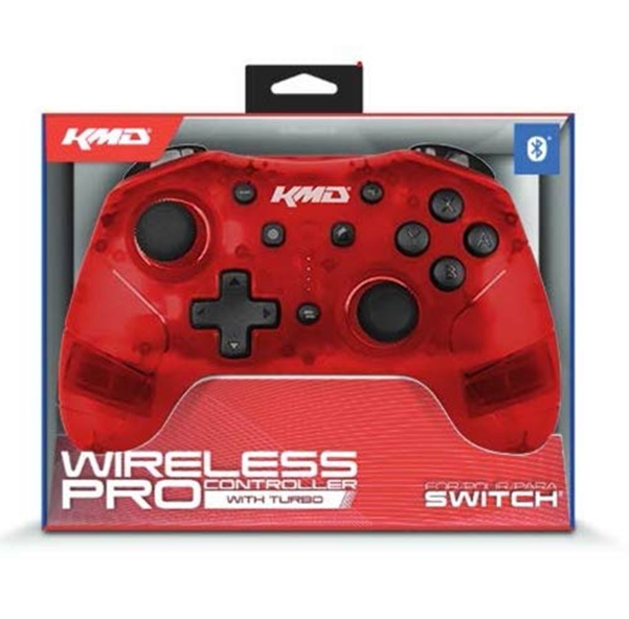 KMD: Wireless Pro Controller Red Nintendo Switch